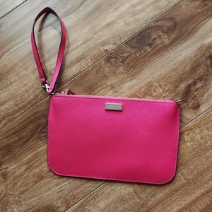 Kate Spade Bright Pink Wristlet